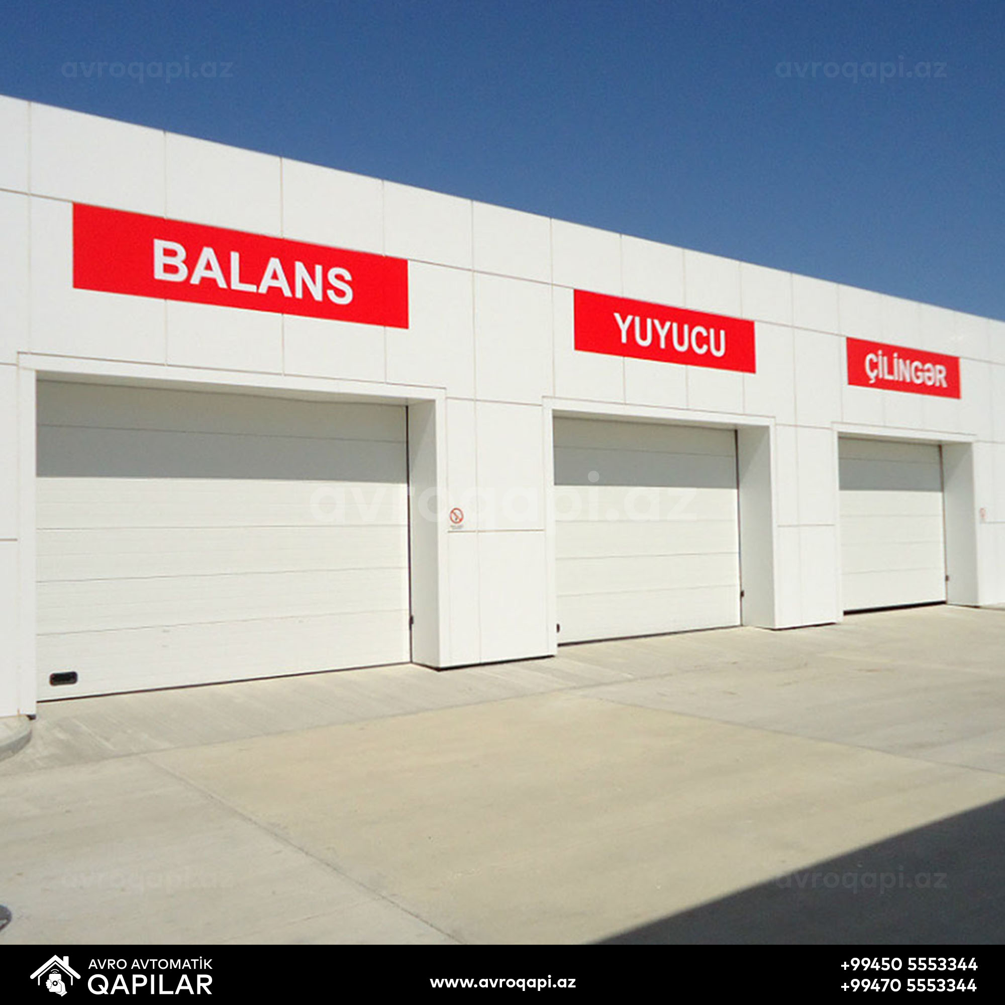 Avtomatik Sənaye qapıları. ( SOCAR )